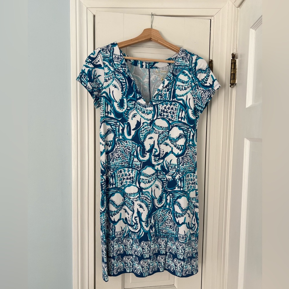Lilly Pulitzer Sophiletta Elephant Print Dress